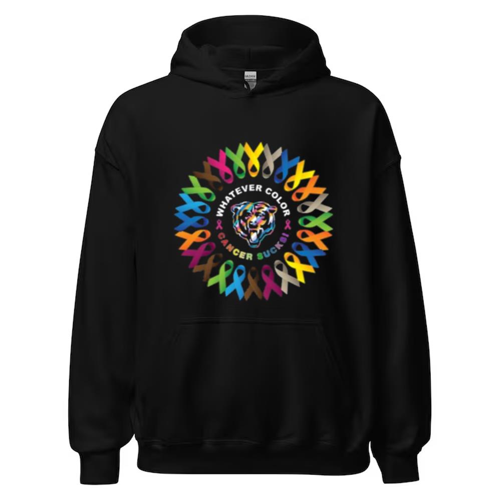 2025 Bears Whatever Color Cancer Sucks Shirt