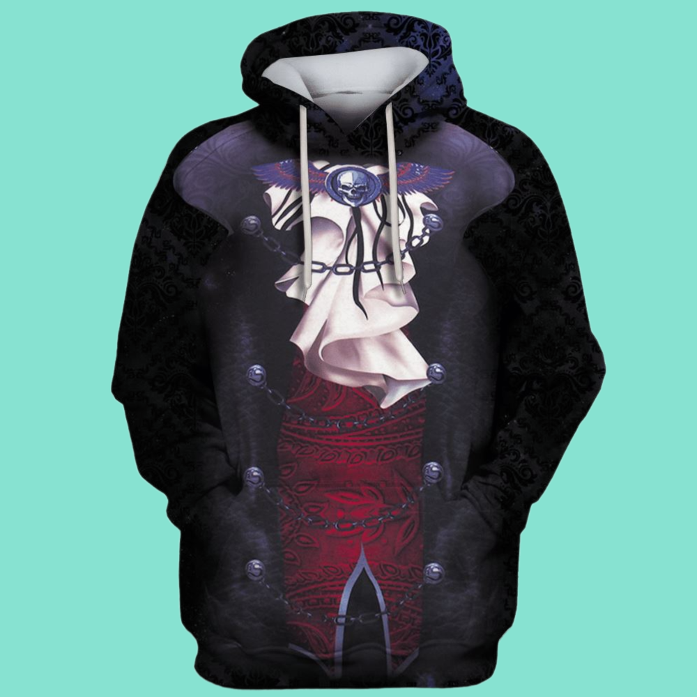 2025 Halloween FUNNY BLACK BACKGROUND Costume Hoodie