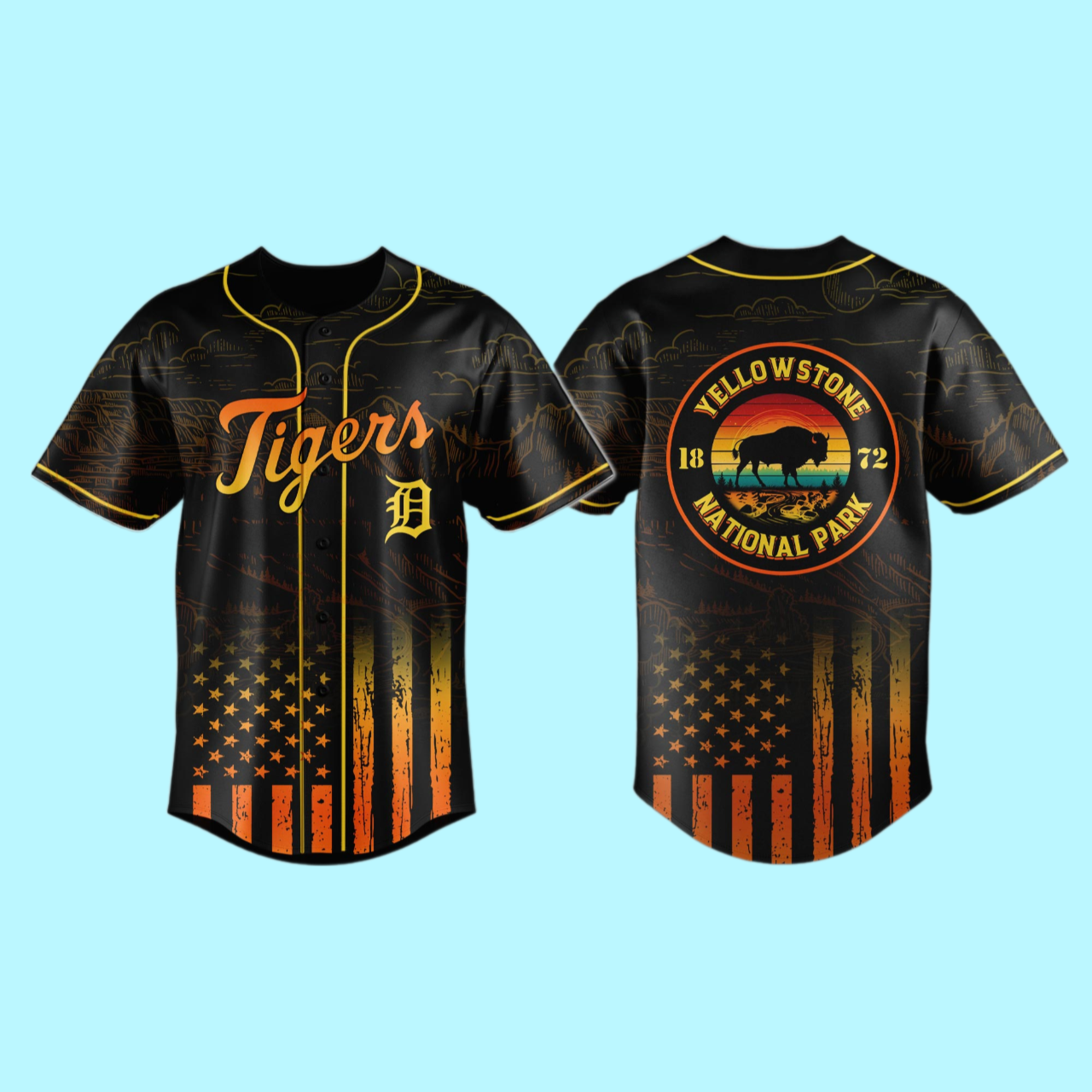 2025 Tigers Yellowstone National Park Jersey