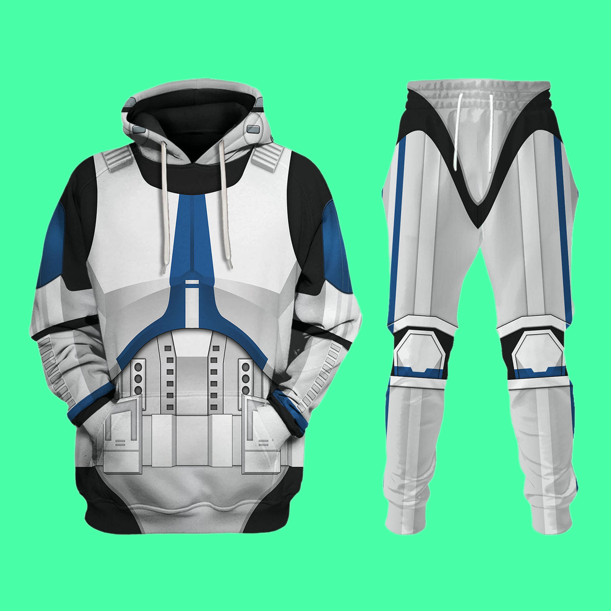 501st Clone Trooper Costume Hoodie Christmas 2025