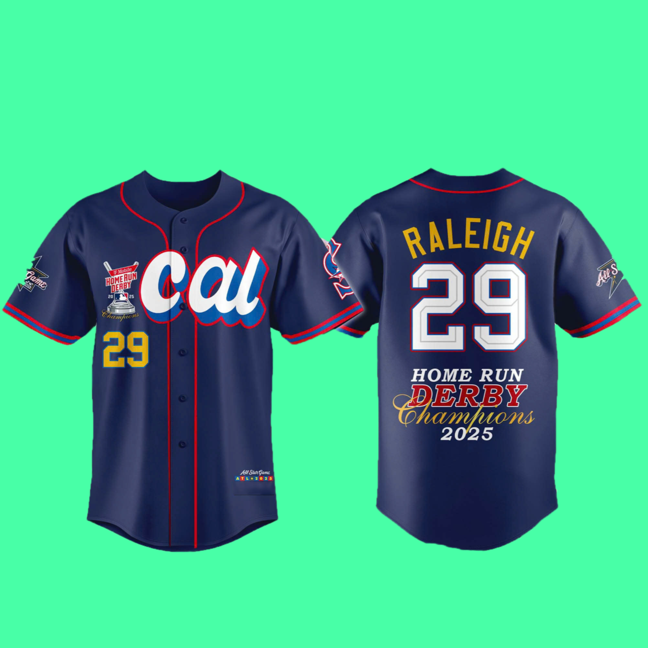 CAL Raleigh 2025 Home Runs Derby Champions Jersey