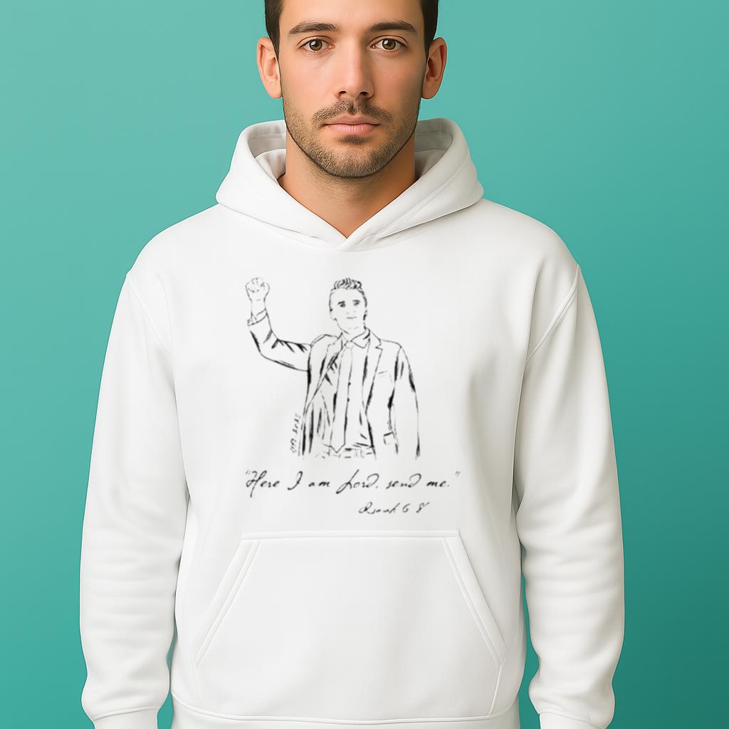 Charlie Kirk Here I am Lord Send Me Isaiah 6 8 Shirt