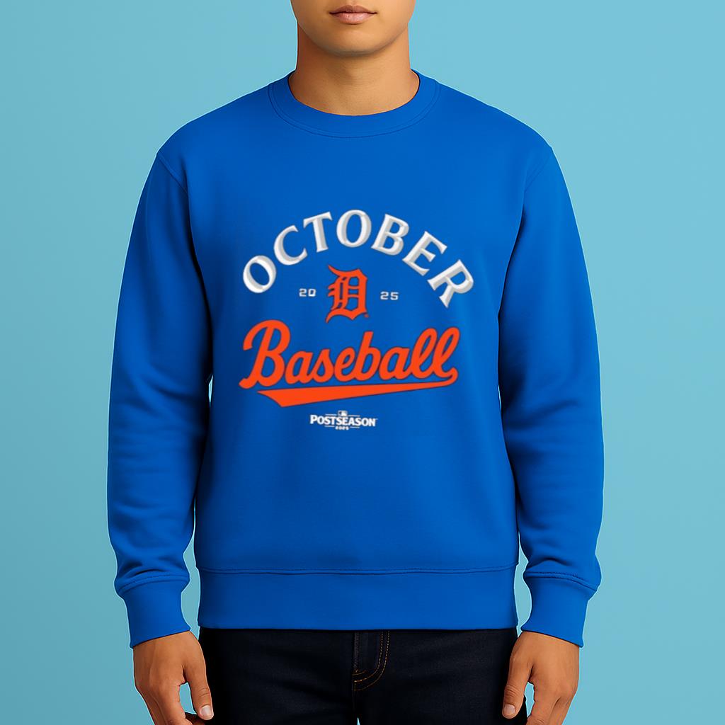 Detroit Tigers October Baseball 2025 Shirt