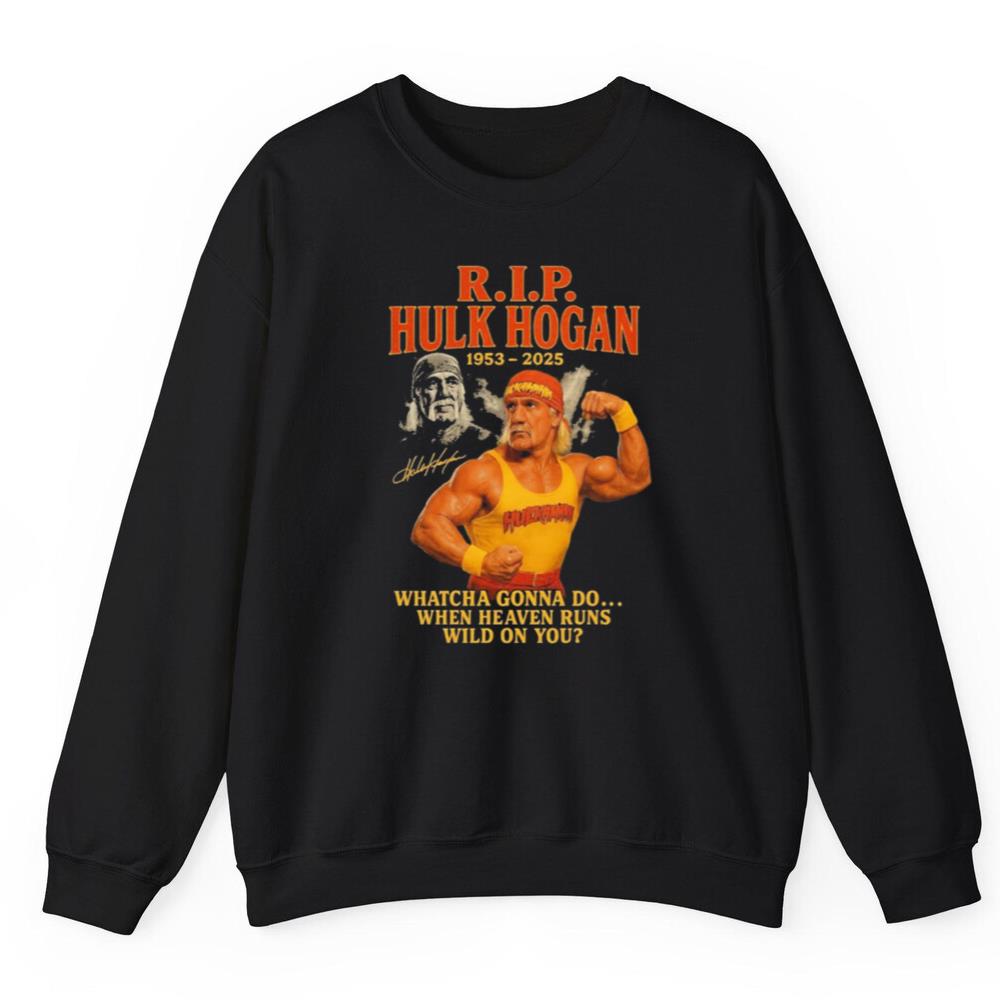 Hulk Hogan Rip Rest In Peace Hulk Hogan 1953-2025 Shirt