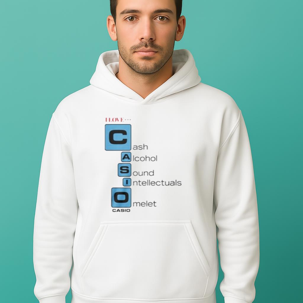 I Love Cast Alcohol Sound Intellectuals Omelet Casio Shirt