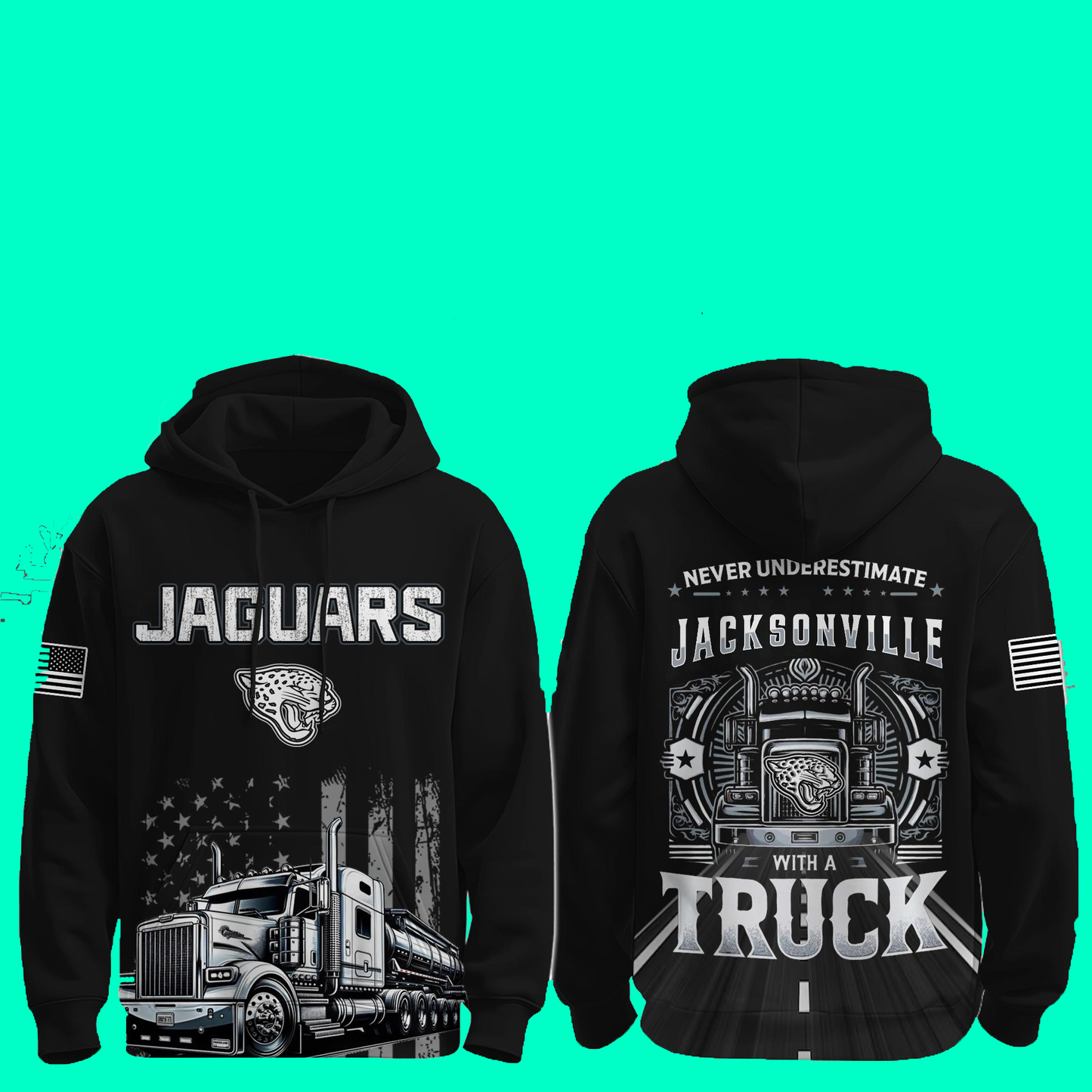 Jacksonville Jaguars Truck Driver Appreciation Night Game Hoodie
