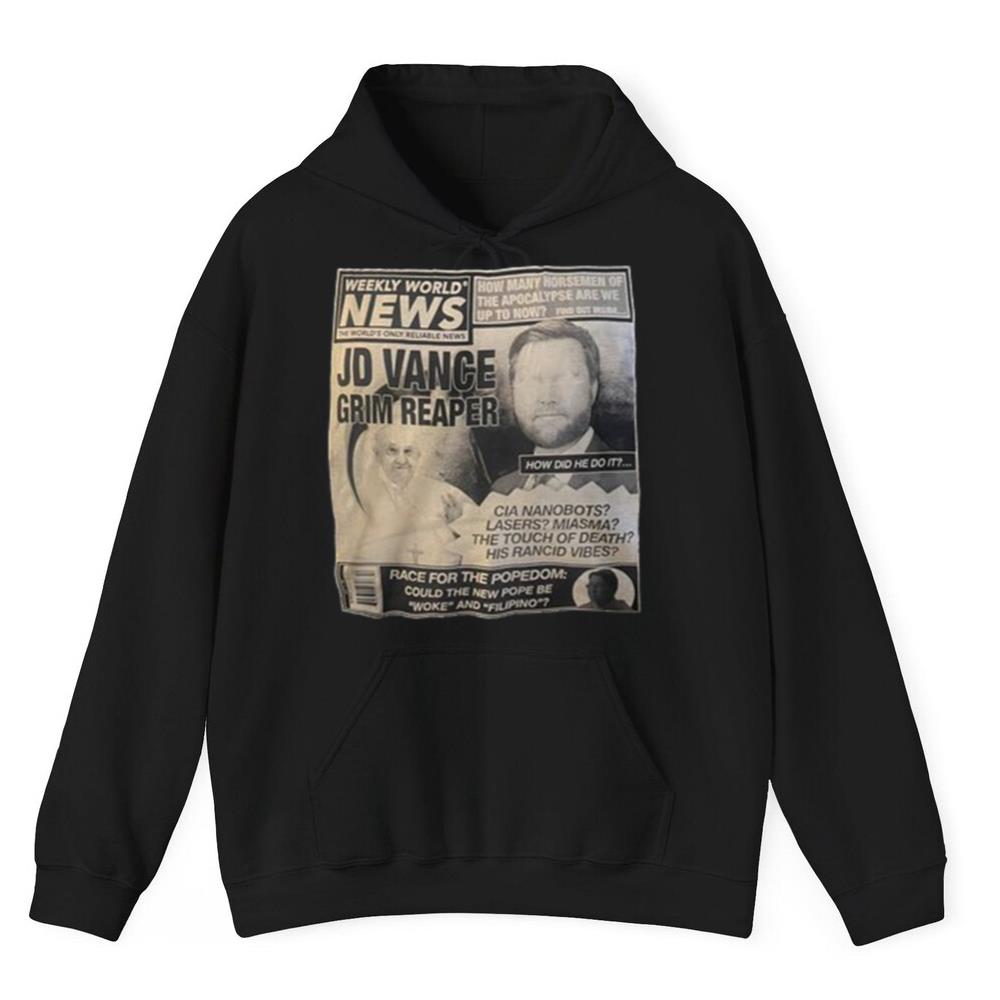 Jd Vance Grim Reaper Race For The Popedom Shirt