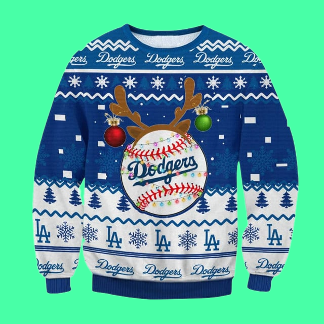 Los Angeles Dodgers Ugly Christmas Sweater