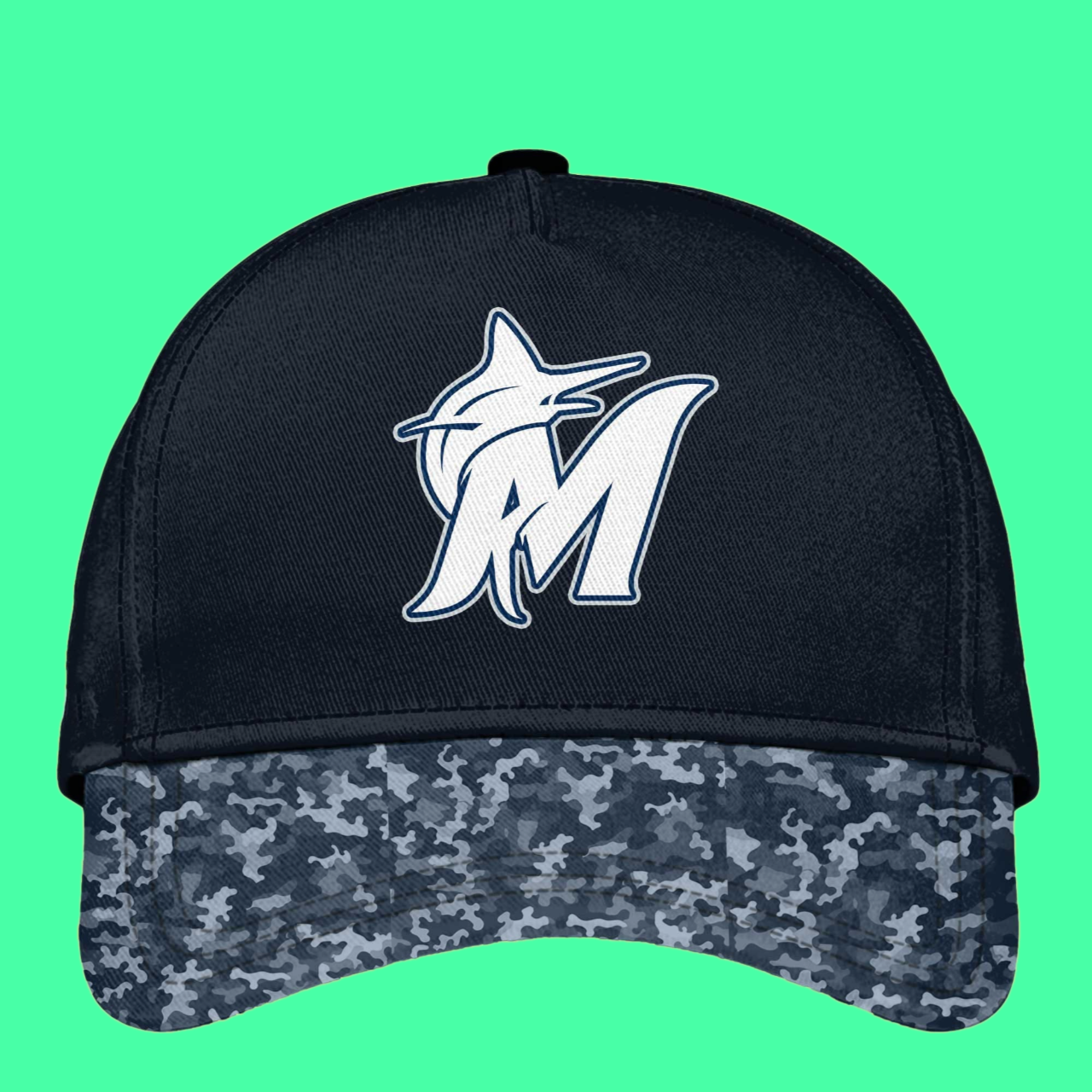 Marlins 250th US NAVY Hat 2025