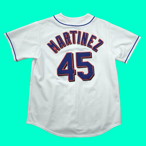 New York Mets Pedro Martinez Majestic Jersey