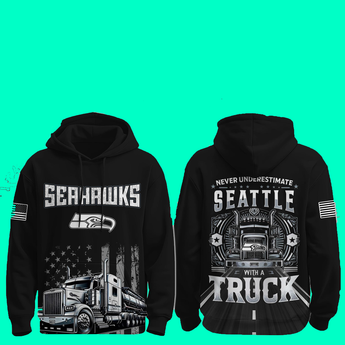 Seattle Seahawks Truck Driver Appreciation Night Game Hoodie