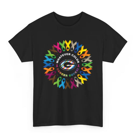 2025 Bay Packers Whatever Color Cancer Sucks Shirt