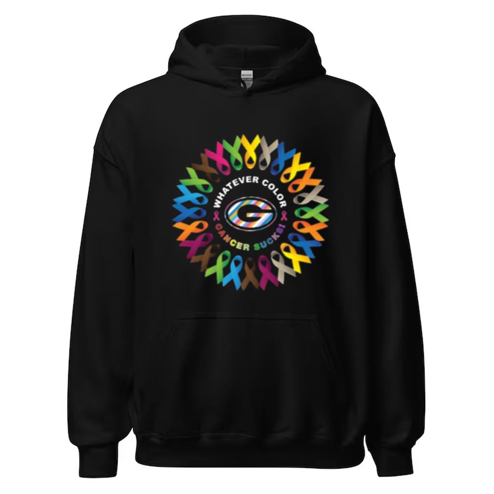 2025 Bay Packers Whatever Color Cancer Sucks Shirt