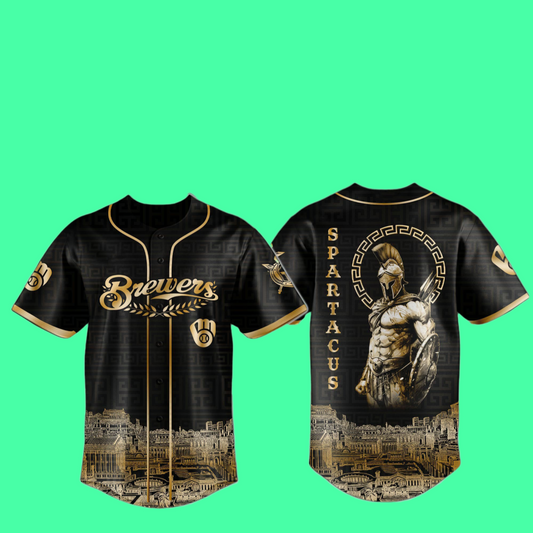 2025 Brewers Spartacus Jersey And Hat