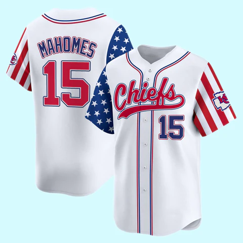 2025 Chiefs Mahomes Fouth Of July Jersey