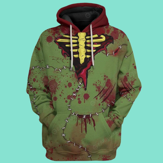 Blood Stiches Costume 2025 Halloween Hoodie