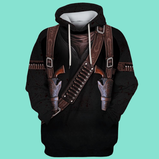 2025 Halloween COWBOY Costume Hoodie