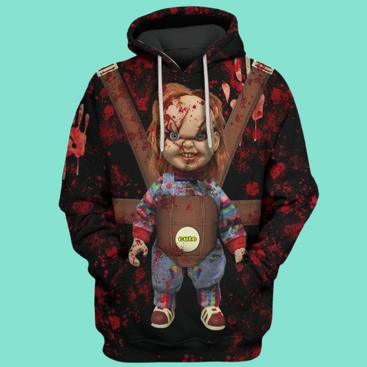 2025 Halloween Chucky Costume Hoodie