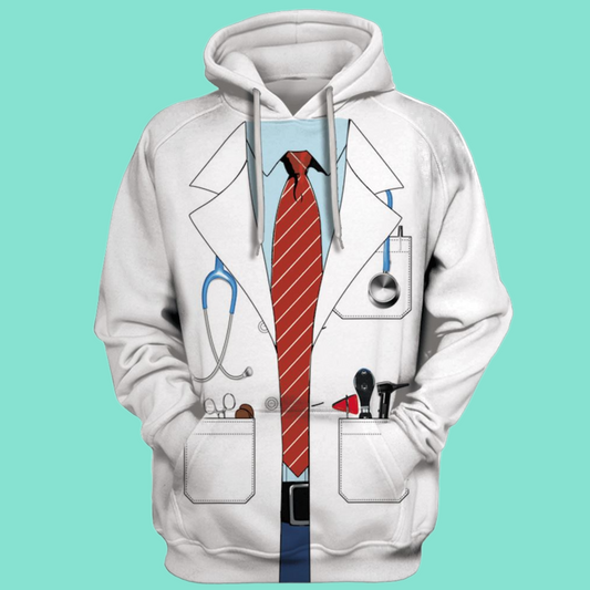 2025 Halloween DOCTOR Costume Hoodie