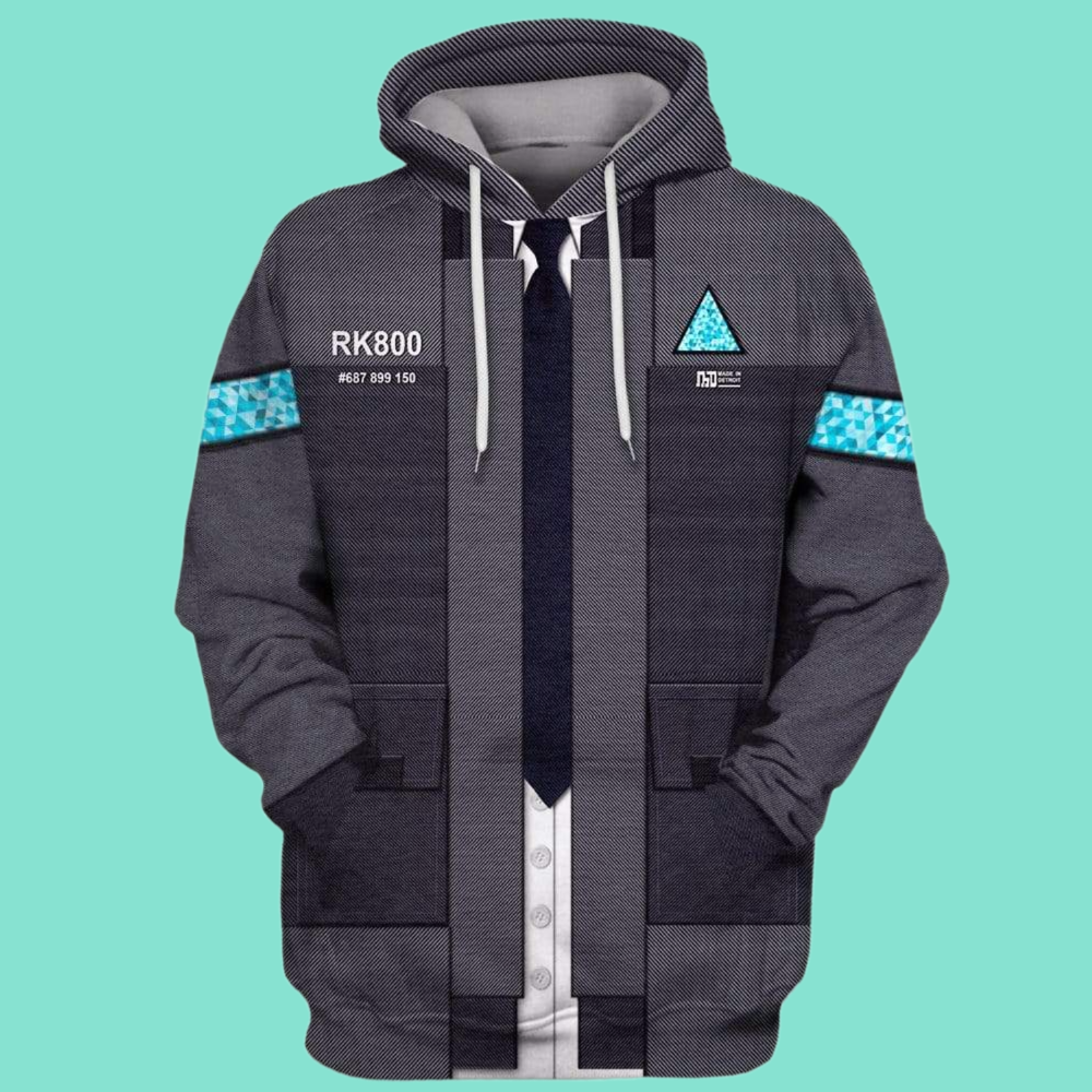2025 Halloween Detroit Become Human Costume Hoodie