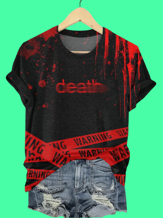 2025 Halloween Gothic Halloween Art Print Printed T-shirt