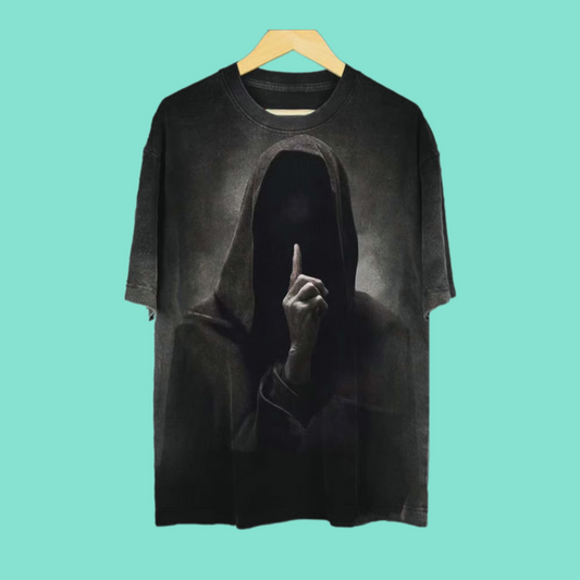 2025 Halloween Men's Grim Reaper Dark Horror Print T-Shirt