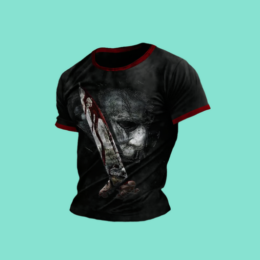 2025 Halloween Men's Print Casual T-Shirt