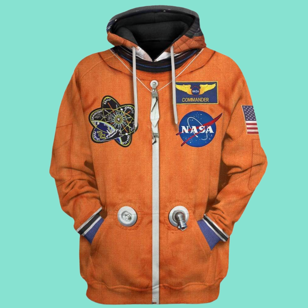 2025 Halloween Nasa Costume Hoodie
