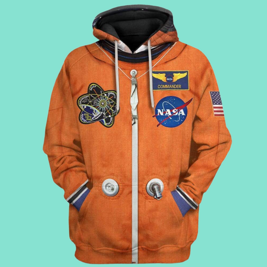 2025 Halloween Nasa Costume Hoodie