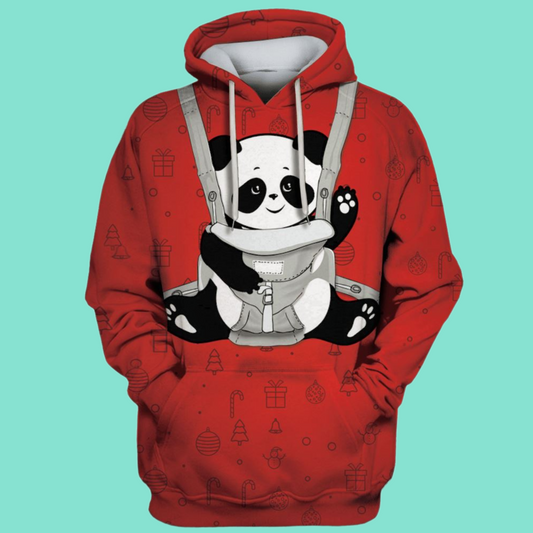 2025 Halloween Panda Costume Hoodie