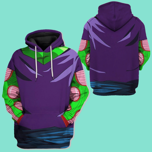 2025 Halloween Piccolo Dragon Ball Costume Hoodie