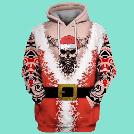 2025 Halloween Skullcap Costume Hoodie