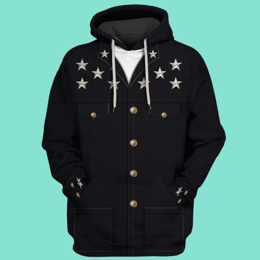 2025 Halloween Small Stars Costume Hoodie