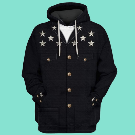2025 Halloween Small Stars Costume Hoodie