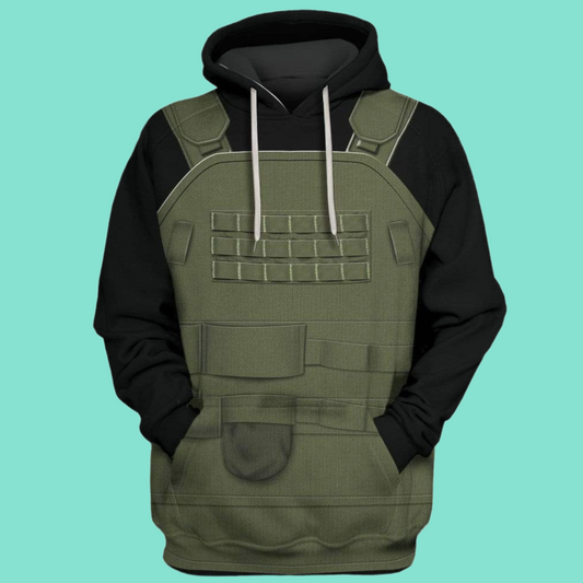 2025 Halloween Terminator Costume Hoodie