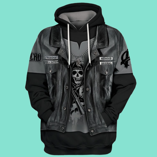 2025 Halloween Ugly Rider Costume Hoodie