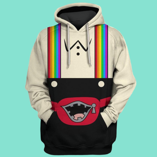 2025 Halloween Uncle Grandpa Lederhosen Costume Hoodie
