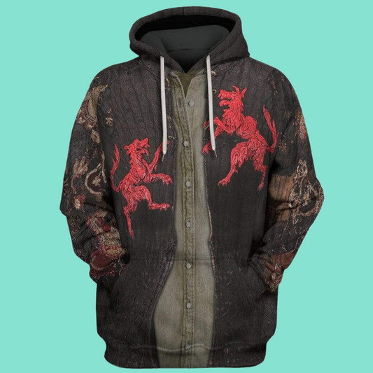 2025 Halloween Will Scarlett Prince of Thieves Costume Hoodie
