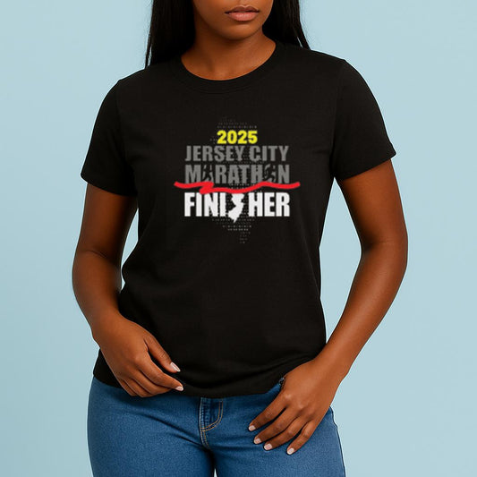 2025 Jersey City Marathon Finisher Shirt