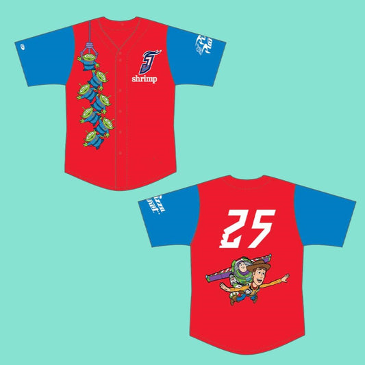 2025 Jacksonville Jumbo Shrimp Toy Story Night Jersey Giveaway