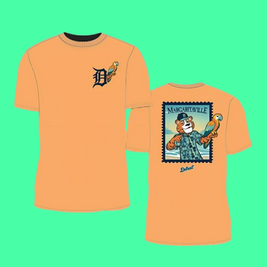 2025 Tigers Margaritaville graphic T Shirt Giveaway
