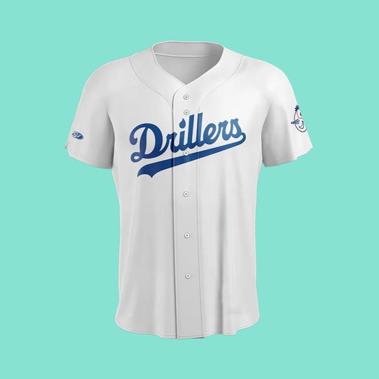 2025 Tulsa Drillers Home White Jersey Giveaway