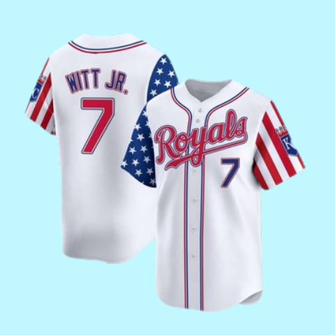 2025 Witt Jr Royals Fouth of july Jersey