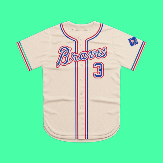85 Creamix Atlanta Braves Jersey And Hat 2025