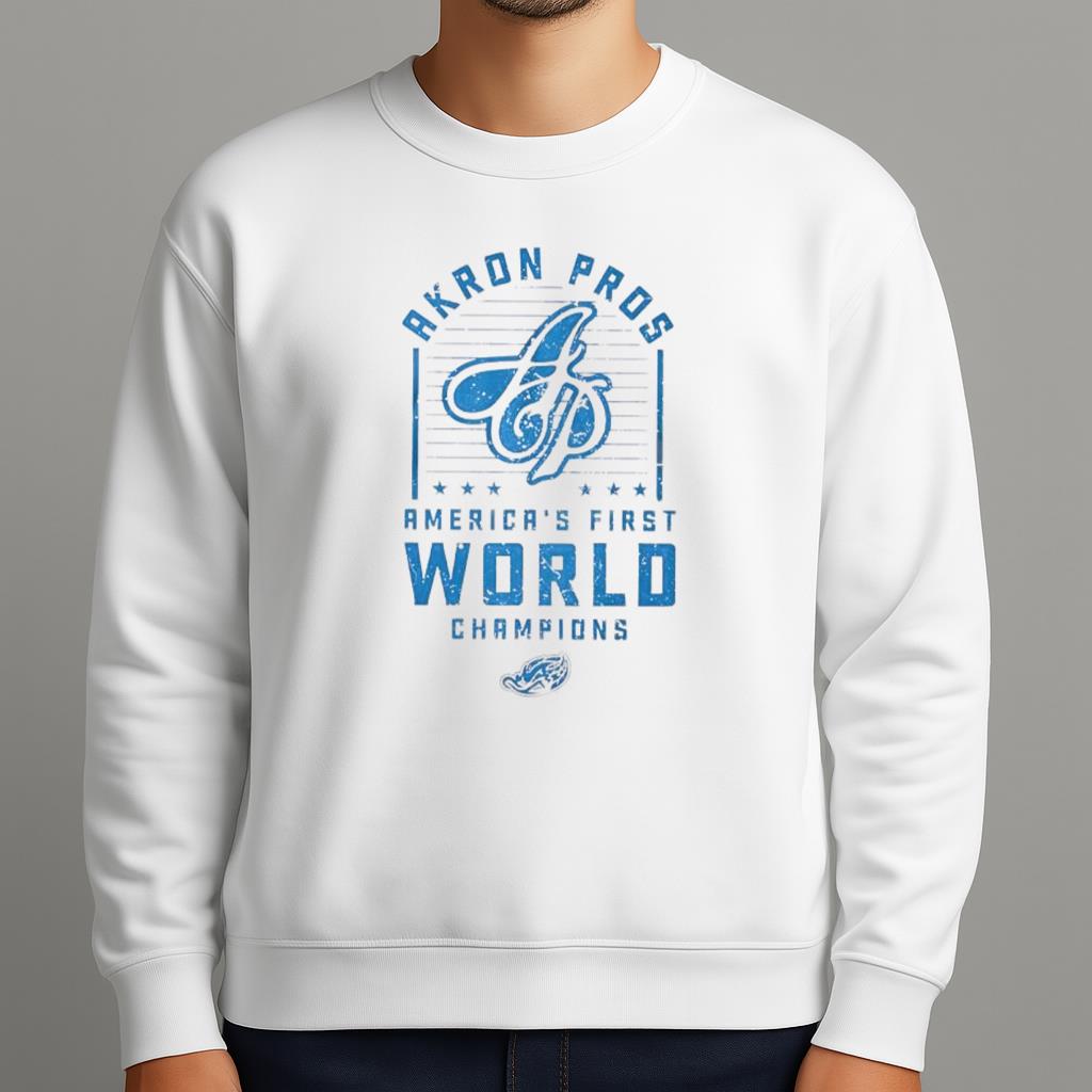 Akron Pros America’s first World Champions shirt