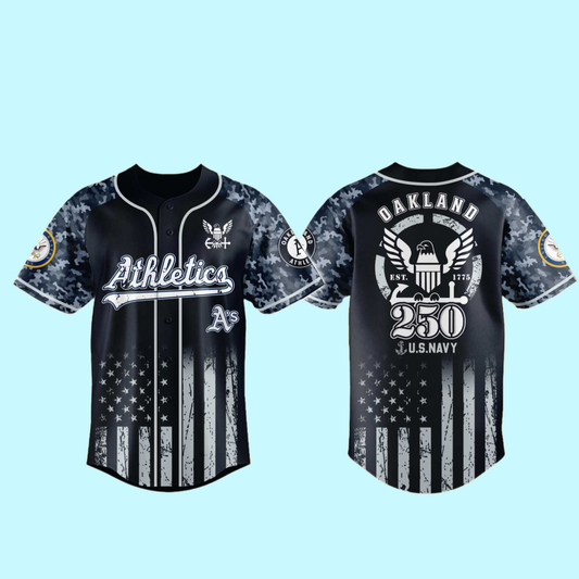 Athletics 250th US NAVY Jersey 2025