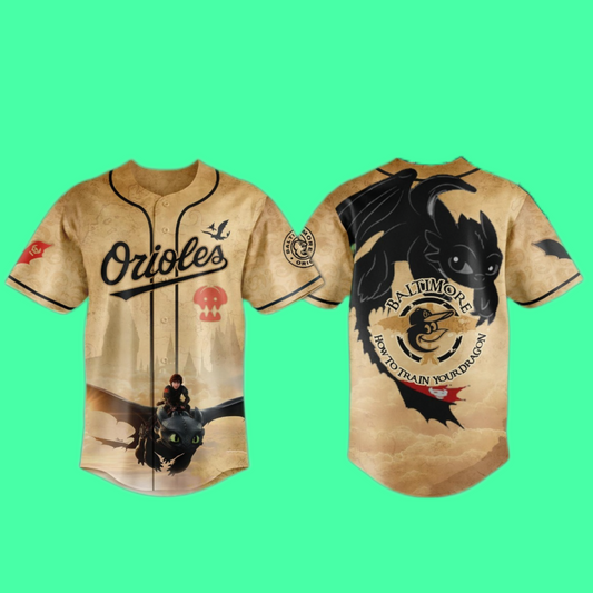 Baltimore Orioles How to Train Your Dragon Jersey 2025