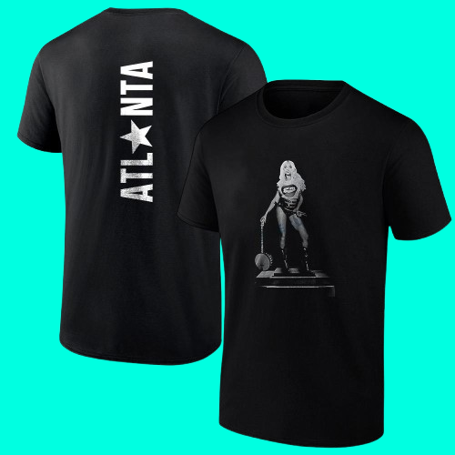Beyonce with her Banjo Cowboy Carter Tour 2025 Atlanta shirt