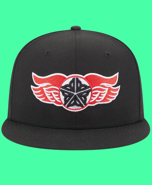 Black Rochester Red Wings Hat