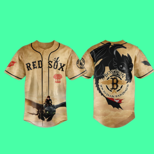 Boston Red Sox How to Train Your Dragon Jersey 2025